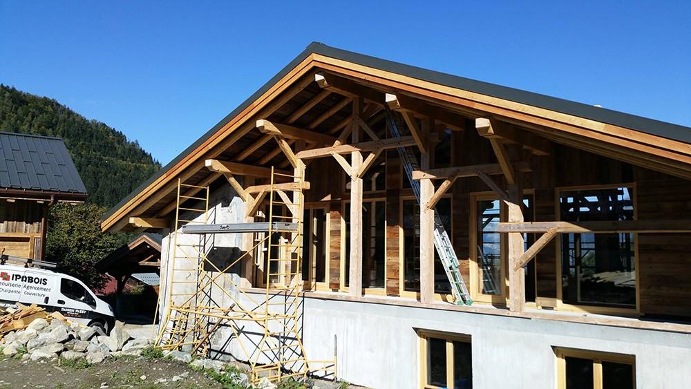 charpente en bois maison